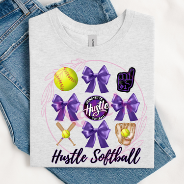 Hustle Softball Collage Shirts